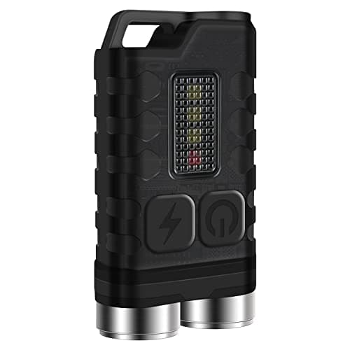 BORUIT V3 Small Powerful Rechargeable Torch LED Super Bright 900LM with UV
