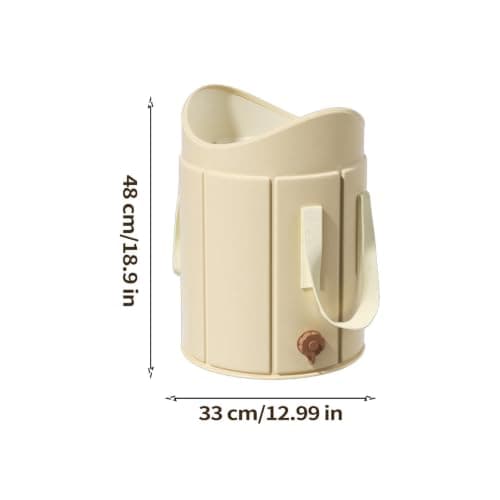 Tall Foldable Foot Bath Soak Tub with Handle, Knee-High Portable FootTub — view 5
