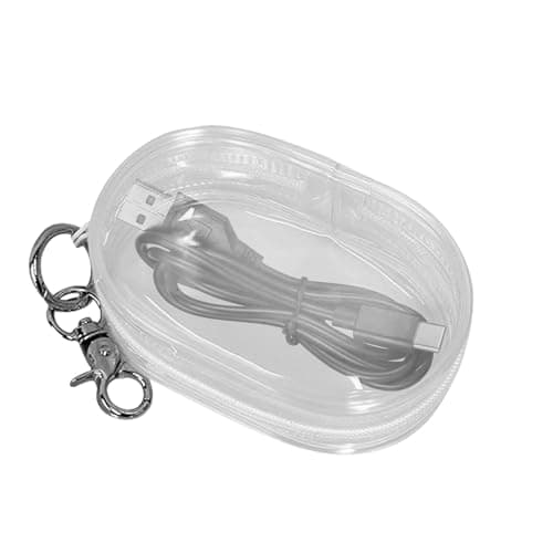Whnbuij Data Cable Travel Storage Bag Portable Tidy Stylish Storage Box