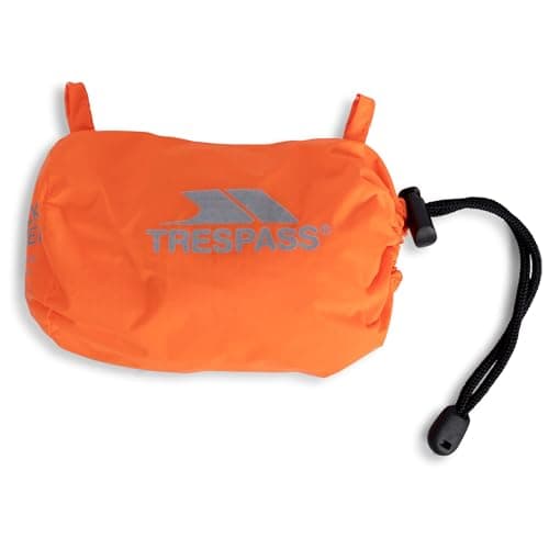 Trespass Rucksack Cover Rain - 1500mm Waterproof, Drawcord & Toggle Adjustment, Sizes: Small 10-25L, Medium 35-50L, Large 60-75L, 210T Polyester Ripstop