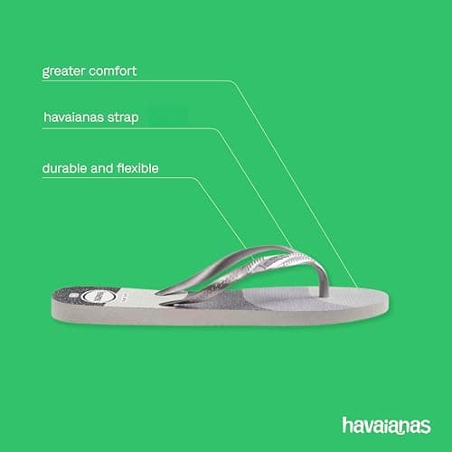 Havaianas Fantasia Gloss Women FlipFlop White/Silver 4.5/5 UK — view 4