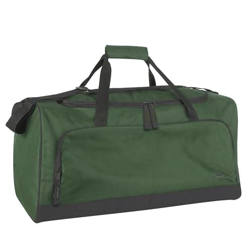 Trailmaker 55 Litre Canvas Duffle Bags for Men & Women for Traveling, the Gym, and as Sports Equipment Bag/Organizer (Green)