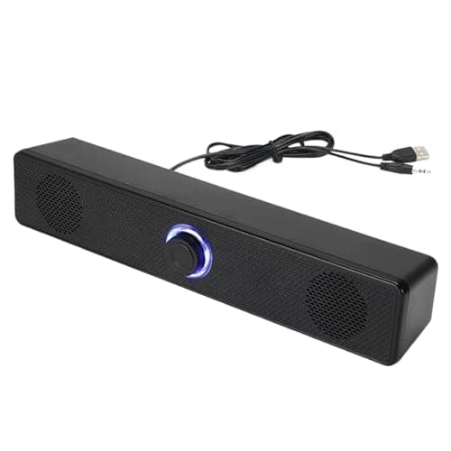 Sound Bar Home Theatre Wireless TV Soundbar, Slim Stereo Audio Speaker | Optical Surround Sound Bar Compact TV Speakers, Combo subwo