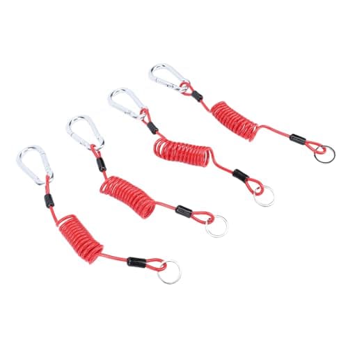 CCYLEZ 4FT Breakaway Trailer Cable, Heavy Duty Spring Wire — view 4