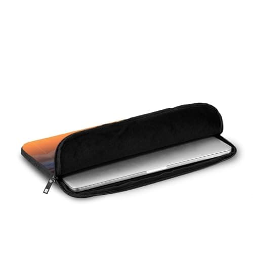 Laptop Sleeve Case 10 inch, Shockproof Protective Laptop Cover Beach Sunrise Briefcase Portable Carrying Computer Bag — view 6