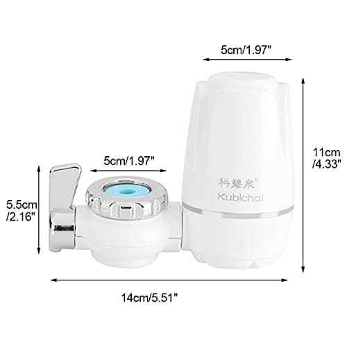 Fdit Faucet Mount Water Filter, with Washable Ceramic, Kitchen Tap — view 2