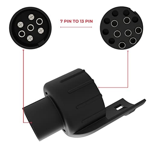 GADLANE 7 Pin to 13 Pin Towing Adaptor - Waterproof Caravan Plug Adapter — view 4
