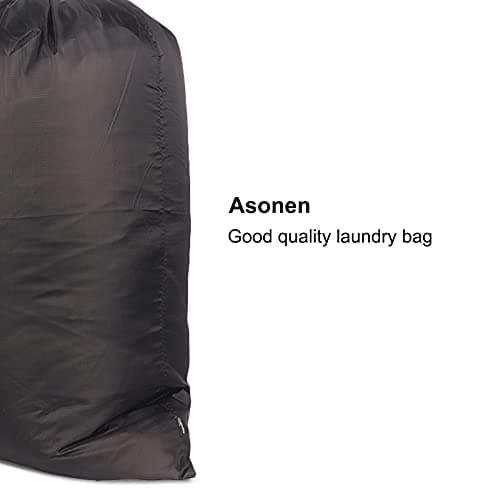 Asonen Large Laundry Bags 2 Pack 27" X 36", Two-way drawstring Tear-proof Portable Large Capacity Laundry Bags travel storage bags for Students, Apartments, Travel, Vacations, College — view 6