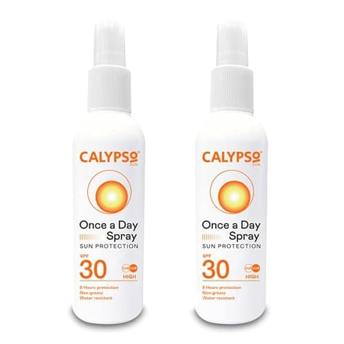 Katsy Style Once A Day Spray SPF30 – 200ml, High Sun Protection for 8 Hours, Quick-Dry Vegan Formula, Water Resistant, UVA UVB Shield, Non-Greasy Sun Spray for Outdoor Use (Pack of 2)