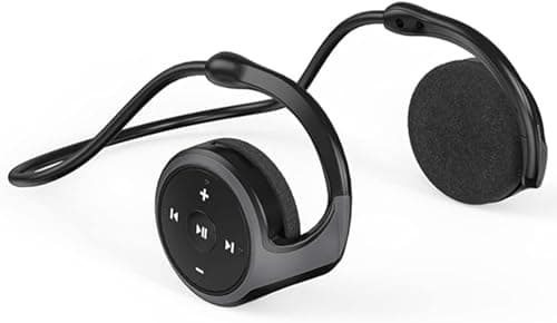 XUJAIOLQP Sports Bluetooth Headphones, Bluetooth 5.0 Over-Ear Headphones, Support TF Card and FM Radio, CVC8.0 Noise Canceling Earset 12 Hours Playtime for Running, Bicycling, Gym