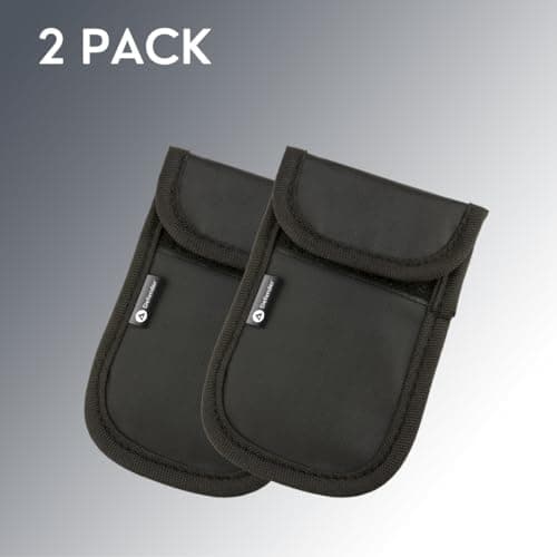 Defender Signal Blocker Mini 2 Pack - RFID Blocking Faraday Pouch - Police Accredited Car Key Signal Blocker Pouch - Protection for Keyless Fobs - Works with Remote Entry Keys — view 2