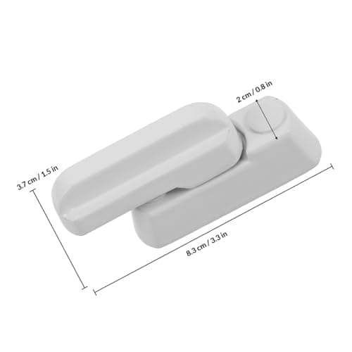 Kichvoe Foldable Zinc Alloy Outdoor Table with Rotary Lock, Multifunctional White Cabinet Board Clip for Rv Setup and Entertainment, Heavy Duty Campervan Folding Table Accessory — view 2