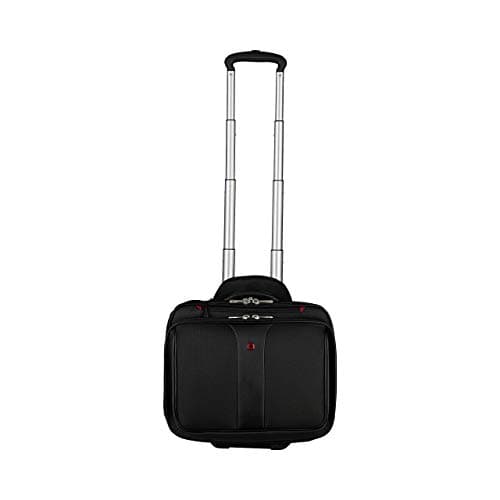 Wenger 600662 Patriot 17 Inch 2-Piece Business Wheeled Laptop Briefcase, Padded Laptop Compartment with Matching 15.4 Inch Laptop Case in Black (25 Litre) — view 4