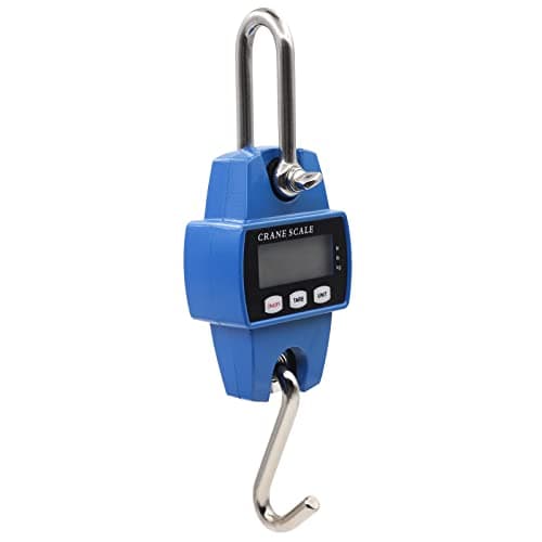 MUALROUS 300kg Mini Digital Crane Scale 600lb Hook Hanging Scale (Blue) — view 5