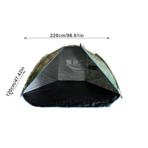 With Sun Shade with Pegs, Portable, Instant Set Up and Windproof — view 6