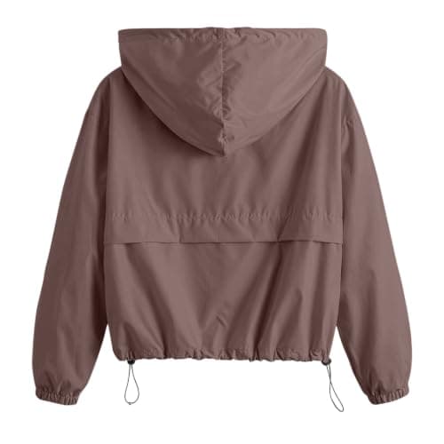 Jacket for Women UK Ladies Waterproof Coat Lightweight Windbreaker — view 5