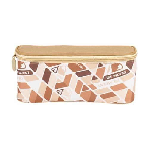 Fenteer Camping Storage Bag Pouch Handbag Multipurpose Anti Collision with Handle Organizer for Barbecue Picnic Travel Outdoor Hiking, Khaki