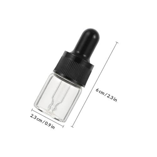 5ml Glass Dropper Bottles 10 Pack Refillable Liquid Containers — view 2