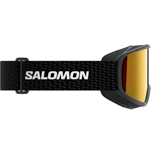 Salomon LUMI Goggles, Unisex Anti-Fog Ski Goggles for Trail Running and Mountain Adventures, Black/Mid Red — view 5