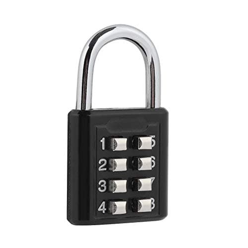 Luggage Code Lock, Suitcase Password Lock Luggage Lock, Strong Magnetic Super Textured Glass Doors Security Doors for Protection Security and Anti-Theft