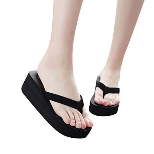 Women's Flip Flops Wedge Sandals Arch Support Soft Cushion Thong Sandal Florals Print Sliders House Slippers Fashion Orthotic Slides Holiday Pool Shoes Comfortable Walking Thong Sandals — view 5