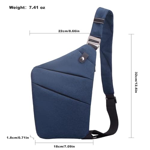 BIRDDIE Anti Theft Travel Bag, One Shoulder Large Capacity Cross-body Bag — view 5