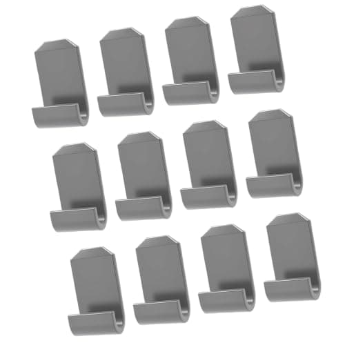 Cord Holder Clips ABS Cable Guides with Flat Mount, Grey — view 4