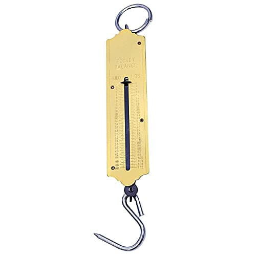 50Kg Luggage Scale Spring balance hanging weighing luggage Suitcase fish Weight scale Fishing Scale Heavy Duty Weighing Balance for Home Farm Food Market — view 3