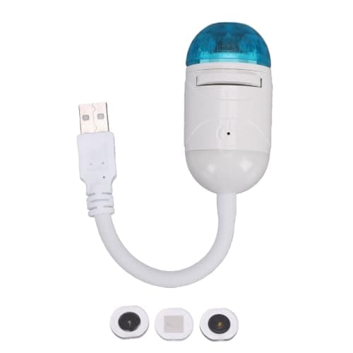 Zunate Star Projector Mini LED Night Light with 3 Projection Slides, 360 Degree Rotation, USB Powered, Stepless Dimmable, Adjustable Brightness Wall Lamp for Kids Bedroom, Camping, and — view 6