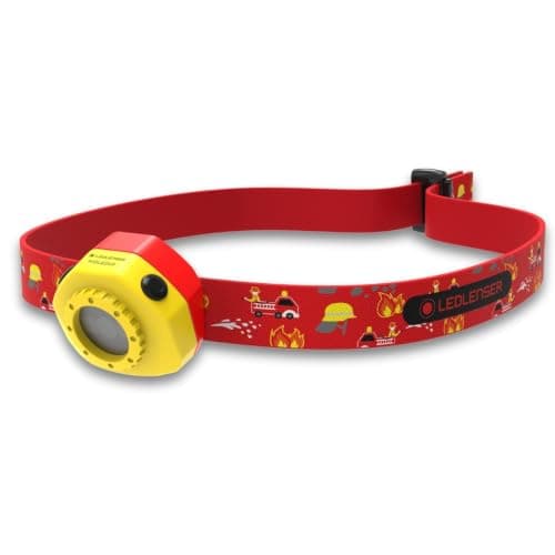 Ledlenser KIDLED4R Kids Rechargeable Head Torch, Lightweight - Fireman