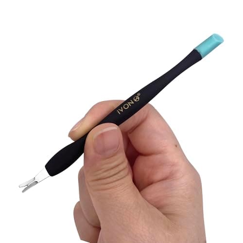 IVON 3 Pack Cuticle Trimmer Pusher Remover, Rubber Tip Gentle on Nail Bed — view 4