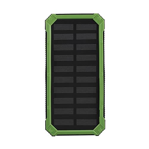 Dioche Battery Pack Power Portable Fast Charging Dual USB Power Bank Case DIY Kit Yellow - Solar Bank for Outdoor Use (Green) — view 2