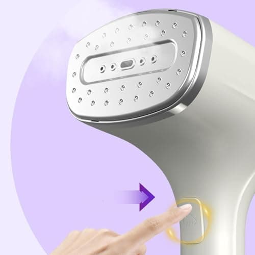 Hand Held Clothes Steamer - Battery Powered Clothes Steamer | 260ml Creases Remover Clothes Steamer, Auto-Off Strong Penetrating Steamer, Travel Garment Steamers For Travelling, RV Living, Home — view 3