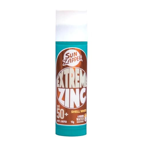Sun Zapper Extreme Zinc Stick - White Colour Sunblock Stick for Face SPF50+ Zinc Oxide Mineral Sunscreen Made in Australia