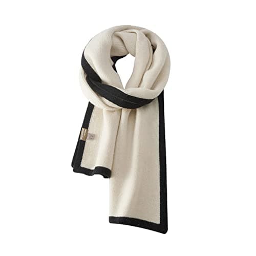 Flight Attendant Uniform Scarf, Fluffy Wool Navy Blue Professional, Corporate Shawl Wrap for Business Travel and Autumn Conferences, Career Accessory Gift