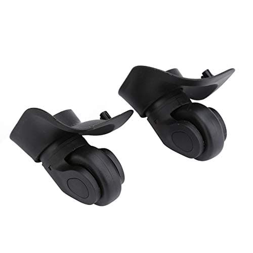 TUKRPQMRI 2Pcs/Set PVC Luggage Wheels, Wheel Replacement Luggage Travel Suitcase Wheels Plastic Bearings Repair Set for Luggage Kits Pack of 2/71