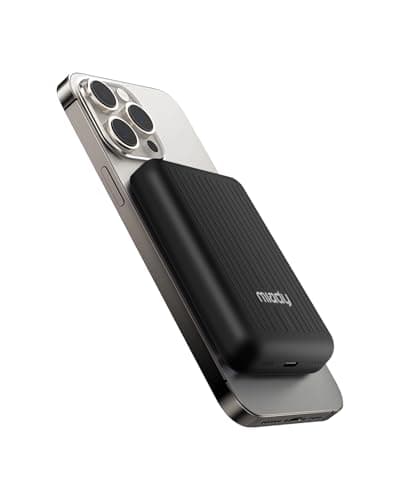 Miady for Magsafe Power Bank, 5000mAh Magnetic Slim Portable Charger
