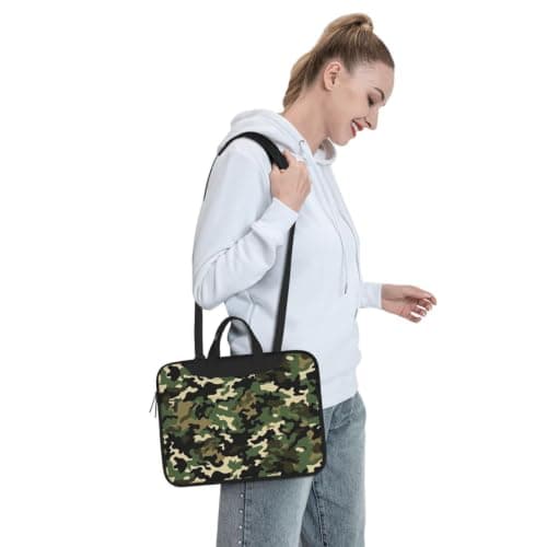XOPEKVLAWM Laptop Bag 14 inch Shockproof Protective Cover Camo Laptop Sleeve Case Computer Carrying Bag — view 3