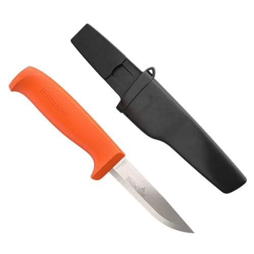 Hultafors Craftsman's knife HVK GH I All-purpose knife with ergonomic handle and Japanese carbon steel blade I Including holster and holder for working trousers I 380010 (Pack of 2) — view 5