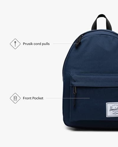 Herschel Classic Backpack, Navy, One Size — view 4