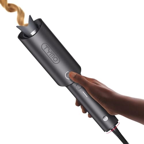 TYMO Hair Curler Automatic Rotating - CURLPRO, Curling Wand, Gray 1 inch