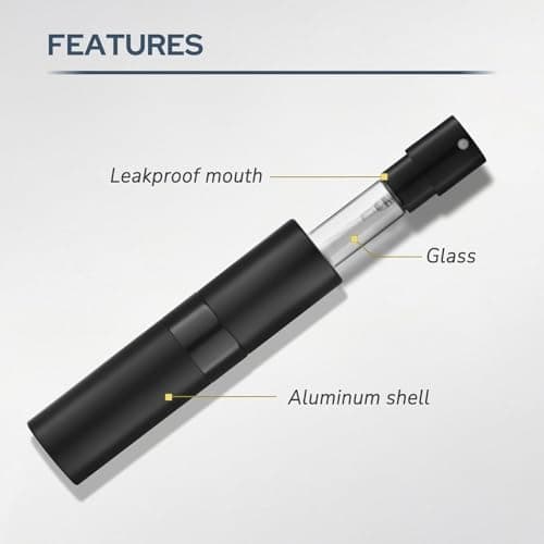 Lulupack Travel Perfume Atomiser Refillable - Mini Perfume Refill Spray Bottles for Aftershave - Small Travel Size Portable Fragrance Bottle - Empty Cologne Filler Atomiser for Man 8ml 3PCS Blue — view 5