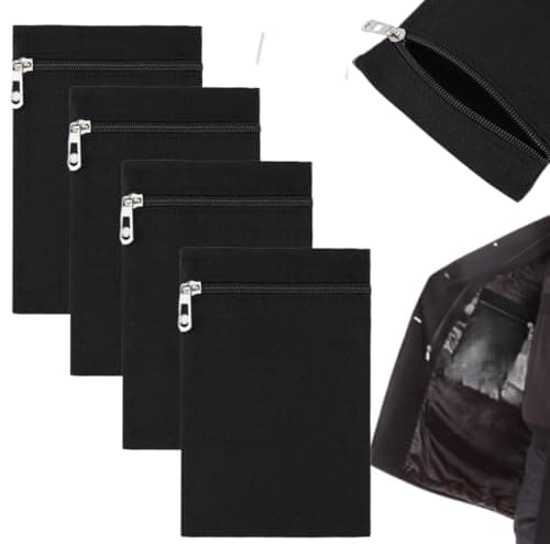 Sew in Pockets Anti-Theft Travel Security Pouch