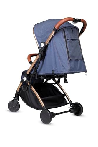 Bambico Airline Approved Foldable Cabin Stroller Pushchair - Navy — view 3