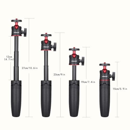 ULANZI MT-08 Compact Travel Tripod - Portable Mini With 1/4 Inch Screw - Compatible With Sony ZV1/RX100 VII/RX1R II, Canon G7X Mark, Fujifilm X100V, Leica Q2 — view 4