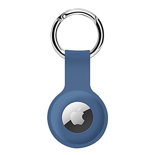 COLORCORAL AirTag Holder Case- Silicone Case for AirTag Keyring Apple 2&1