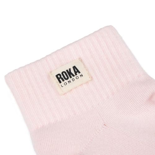 ROKA London Wembley Socks – Soft Breathable Everyday Socks – Soft Breathable Stretch Comfort Casual Trainer Socks for Work, Travel & Daily Wear (Transcendent Pink) — view 3