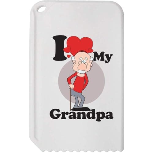 Azeeda 'I Love my Grandpa' Car Ice Scraper (IC00048602)