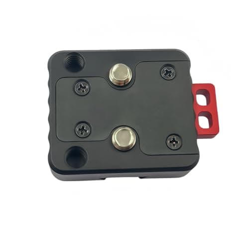 LSYRIA Mini V-Lock Assembly Kit, V-Mount Battery Plate Quick Release Set with 1/4"-20 Threaded Holes, Lightweight Aluminum Mounting System for Camera Cages, Rigs, Monitors, and Accessories — view 3