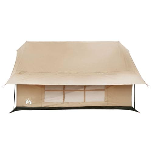 Cabin Tent with Polycotton, Family Camping, Cream, 340 x 246 x 210 cm — view 4